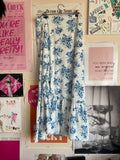 Blue rose skirt