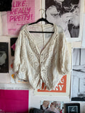 Crochet lace blouse
