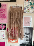 Boho lace skirt