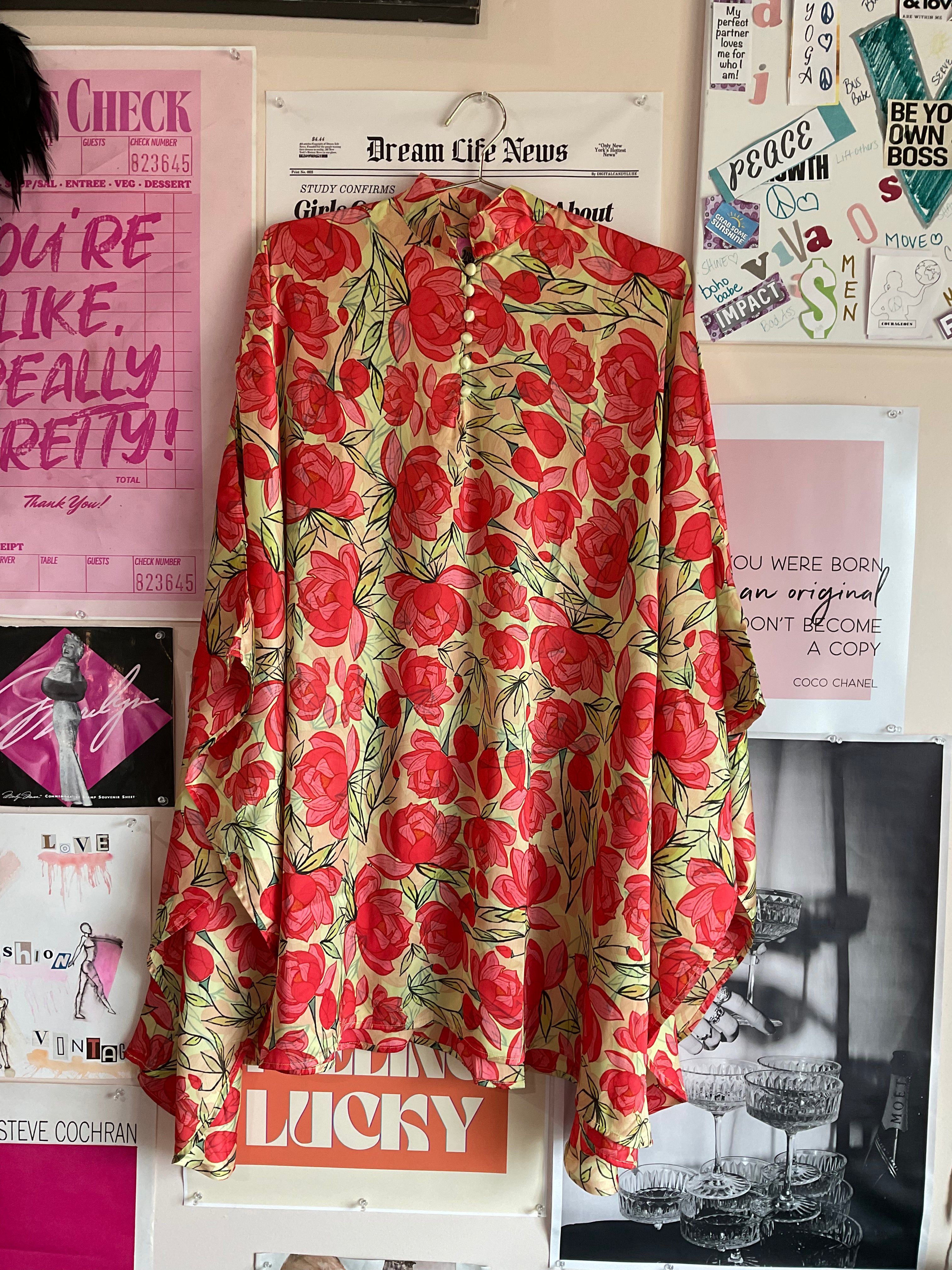 Floral kimono