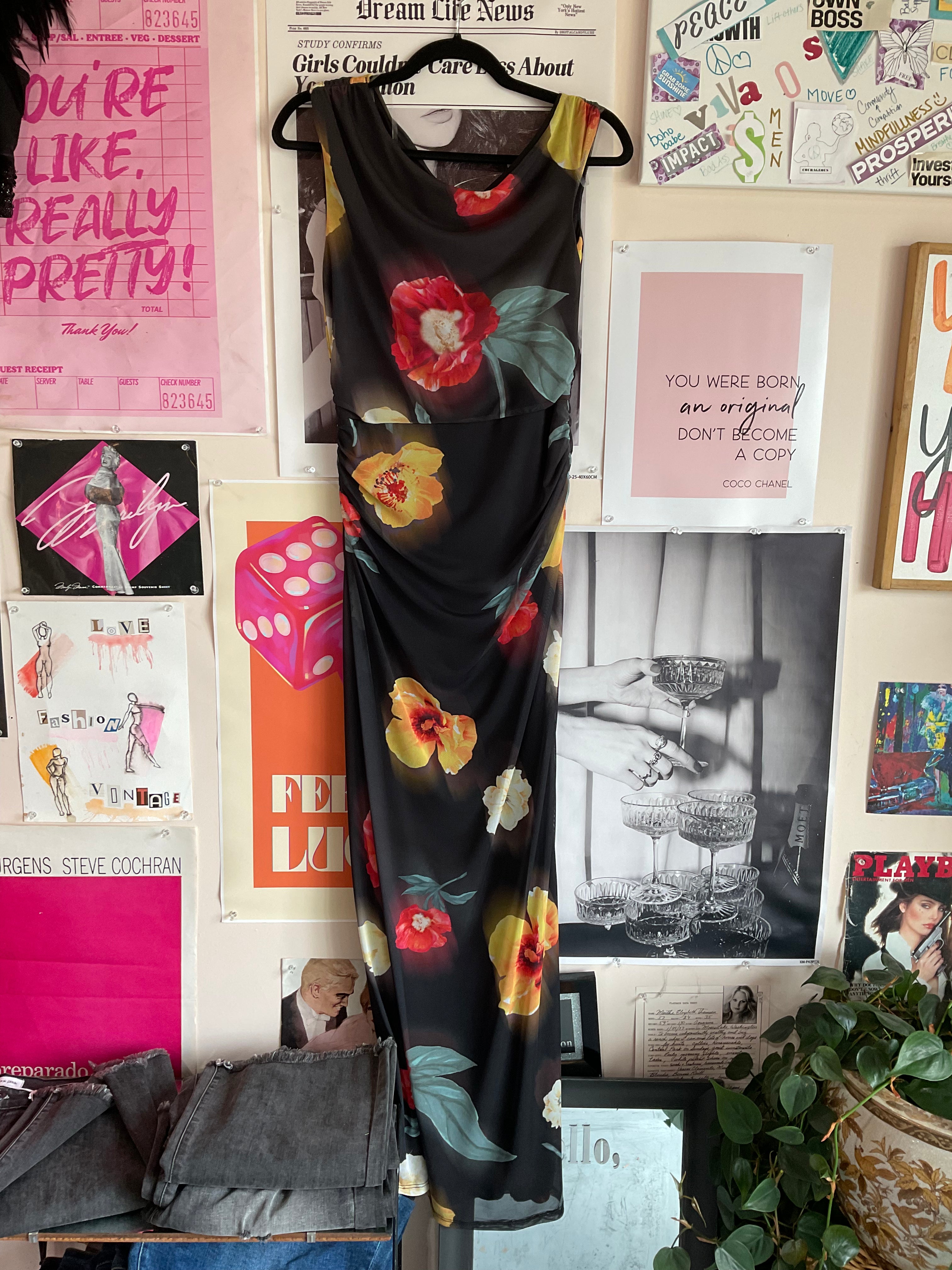 Floral sleeveless dress