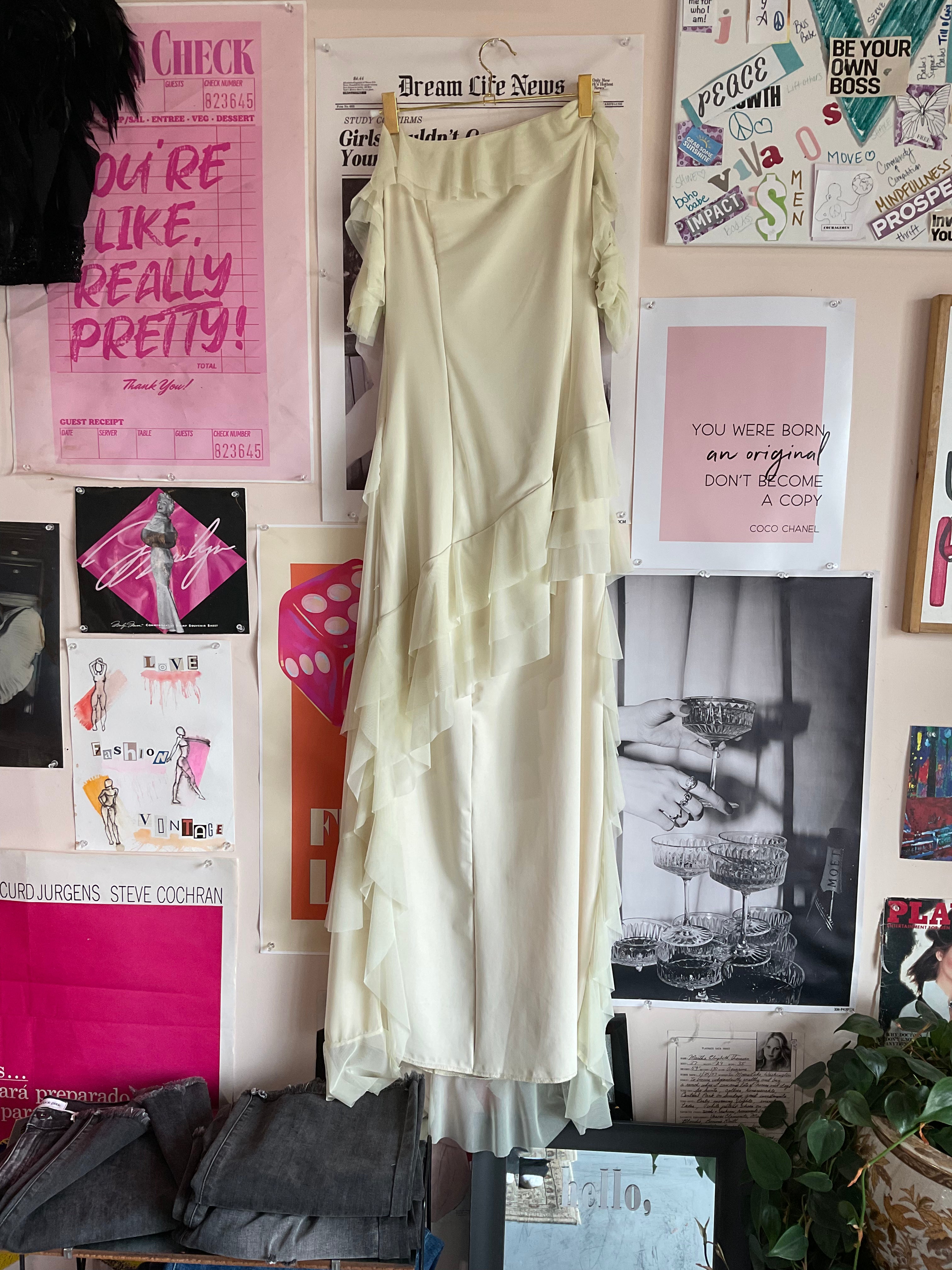 Off the shoulder dress