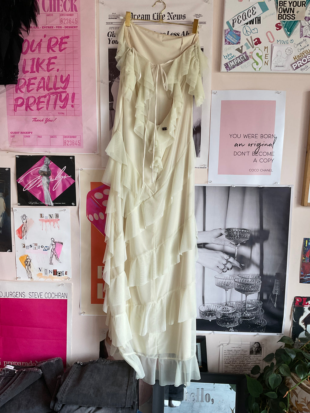 Off the shoulder dress